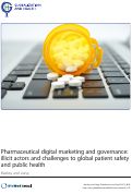 Cover page: Pharmaceutical digital marketing and governance: illicit actors and challenges to global patient safety and public health