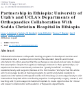 Cover page: Partnership in Ethiopia