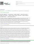 Cover page: Kronos: a workflow assembler for genome analytics and informatics