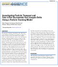 Cover page: Investigating Particle Transport and Fate in the Sacramento–San Joaquin Delta Using a Particle-Tracking Model