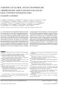 Cover page: A review of global ocean temperature observations: Implications for ocean heat content estimates and climate change