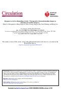Cover page: Response to Letters Regarding Article, “Perioperative Dexmedetomidine Improves Outcomes of Cardiac Surgery”