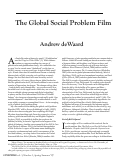 Cover page: The global social problem film