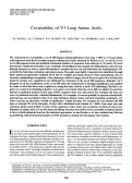 Cover page: Covariability of V3 Loop Amino Acids