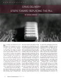 Cover page: DRUG DELIVERY: STEPS TOWARD REPLACING THE PILL