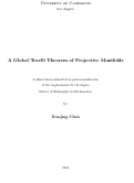 Cover page: A global Torelli theorem of projective manifolds
