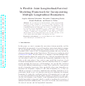 Cover page: A Flexible Joint Longitudinal-Survival Modeling Framework for Incorporating Multiple Longitudinal Biomarkers