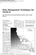 Cover page: Data Management Techniques for NEOCO, the Network for Environmental Observations of the Coastal Ocean