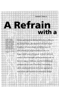 Cover page: A Refrain with a View     [Participation with a View]