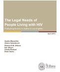 Cover page: The Legal Needs of People Living with HIV: Evaluating Access to Justice in Los Angeles