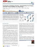 Cover page: Pre-Exascale Computing of Protein–Ligand Binding Free Energies with Open Source Software for Drug Design