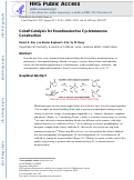 Cover page: Cobalt Catalysis for Enantioselective Cyclobutanone Construction