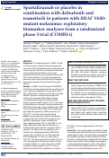 Cover page: Spartalizumab or placebo in combination with dabrafenib and trametinib in patients with BRAF V600-mutant melanoma: exploratory biomarker analyses from a randomized phase 3 trial (COMBI-i)