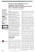 Cover page: Defensa de las estrictas reglamentaciones sobre empaquetado y etiquetado del tabaco aplicadas por Uruguay: red transnacional de control del tabaco vs. Philip Morris International