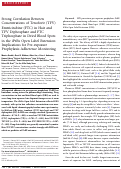 Cover page: Strong Correlation Between Concentrations of Tenofovir (TFV) Emtricitabine (FTC) in Hair and TFV Diphosphate and FTC Triphosphate in Dried Blood Spots in the iPrEx Open Label Extension: Implications for Pre-exposure Prophylaxis Adherence Monitoring.
