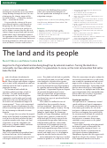 Cover page: The land and its people