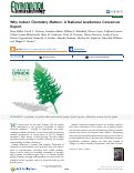 Cover page: Why Indoor Chemistry Matters: A National Academies Consensus Report
