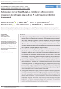 Cover page: Arbuscular mycorrhizal fungi as mediators of ecosystem responses to nitrogen deposition: A trait‐based predictive framework