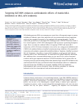 Cover page: Targeting IGF2BP3 enhances antileukemic effects of menin-MLL inhibition in MLL-AF4 leukemia