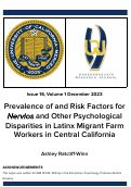 Cover page: Prevalence of and Risk Factors for Nervios and Other Psychological Disparities in Latinx Migrant Farm Workers in Central California