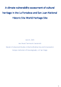 Cover page: Heritage at Risk: Assessing Climate Vulnerability in San Juan, Puerto Rico
