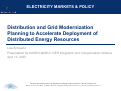 Cover page: Distribution and Grid Modernization Planning to Accelerate Deployment of Distributed Energy Resources