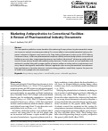 Cover page: Marketing Antipsychotics to Correctional Facilities: A Review of Pharmaceutical Industry Documents
