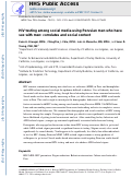 Cover page: HIV testing among social media-using Peruvian men who have sex with men: correlates and social context