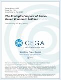 Cover page: The Ecological Impact of Place-Based Economic Policies