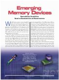 Cover page: Emerging memory devices - Nontraditional possibilities based on nanomaterials and nanostructures