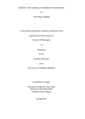 Cover page: Students' Understandings of Arithmetic Generalizations