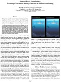 Cover page: Sizable Sharks Swim Swiftly: Learning Correlations through Inference in a Classroom Setting