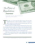 Cover page: The Price of Regulation