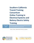 Cover page: Southern California Transit Training Consortium Online Training in Electrical Systems and Battery Electric Safety Training