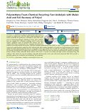 Cover page of Polyurethane Foam Chemical Recycling: Fast Acidolysis with Maleic Acid and Full Recovery of Polyol.