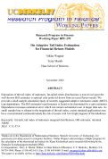 Cover page: On Adaptive Tail Index Estimation for Financial Return Models