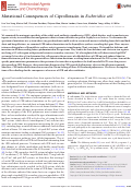 Cover page: Mutational Consequences of Ciprofloxacin in Escherichia coli