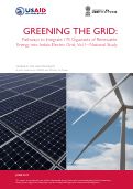 Cover page: GREENING THE GRID: Pathways to Integrate 175 Gigawatts of Renewable Energy into India’s Electric Grid, Vol. I—National Study