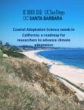 Cover page: Coastal Adaptation Science Needs in California: a roadmap for researchers to advance climate adaptation