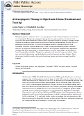 Cover page: Anti-Angiogenic Therapy in High-Grade Glioma (Treatment and Toxicity)