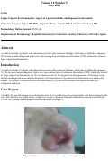Cover page: Lupus Vulgaris Erythematoides: report of a patient initially misdiagnosed as dermatitis