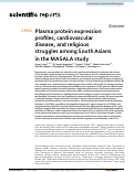 Cover page: Plasma protein expression profiles, cardiovascular disease, and religious struggles among South Asians in the MASALA study