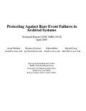 Cover page: Protecting Against Rare Event Failures in Archival Systems