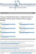 Cover page: ‘Chaucer’s World’ Study Days in Oxford for Post-16 Students: Enhancing Learning and Encouraging Wonder