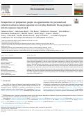 Cover page: Perspectives of peripartum people on opportunities for personal and collective action to reduce exposure to everyday chemicals: Focus groups to inform exposure report-back