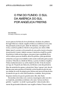 Cover page: O fim do fundo: o sul da América do Sul por Angélica Freitas