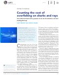 Cover page: Counting the cost of overfishing on sharks and rays