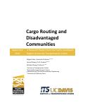 Cover page: Cargo Routing and Disadvantaged Communities