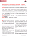 Cover page: Modifiable Predictors of Ventricular Ectopy in the Community