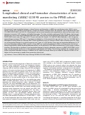 Cover page: Longitudinal clinical and biomarker characteristics of non-manifesting LRRK2 G2019S carriers in the PPMI cohort.